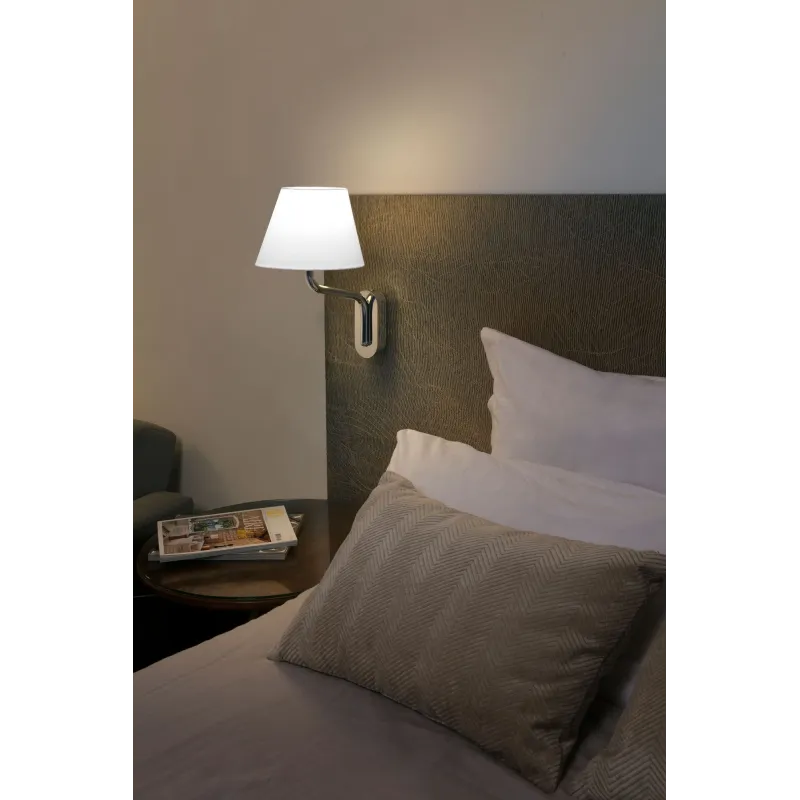 ETERNA Lampe applique chrome/blanc
