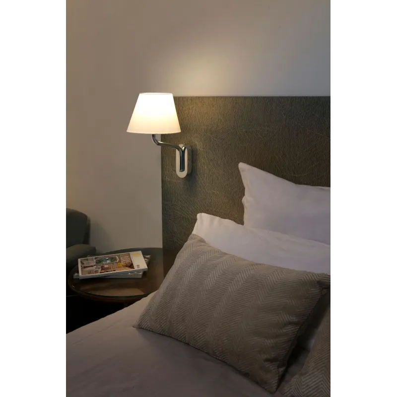 ETERNA Lampe applique chrome/beig