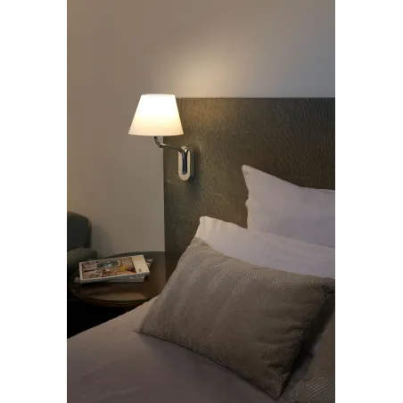ETERNA Lampe applique chrome/beig