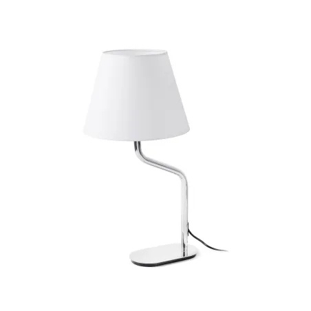 ETERNA Lampe de table chrome/blanc