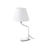 ETERNA Lampe de table chrome/blanc