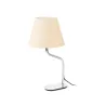 ETERNA Lampe de table chrome/beig