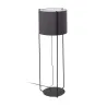 DRUM Lampadaire noire/gris