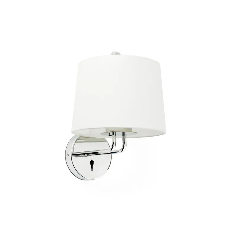 MONTREAL Lampe applique chrome/blanc