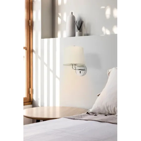 MONTREAL Lampe applique chrome/beig