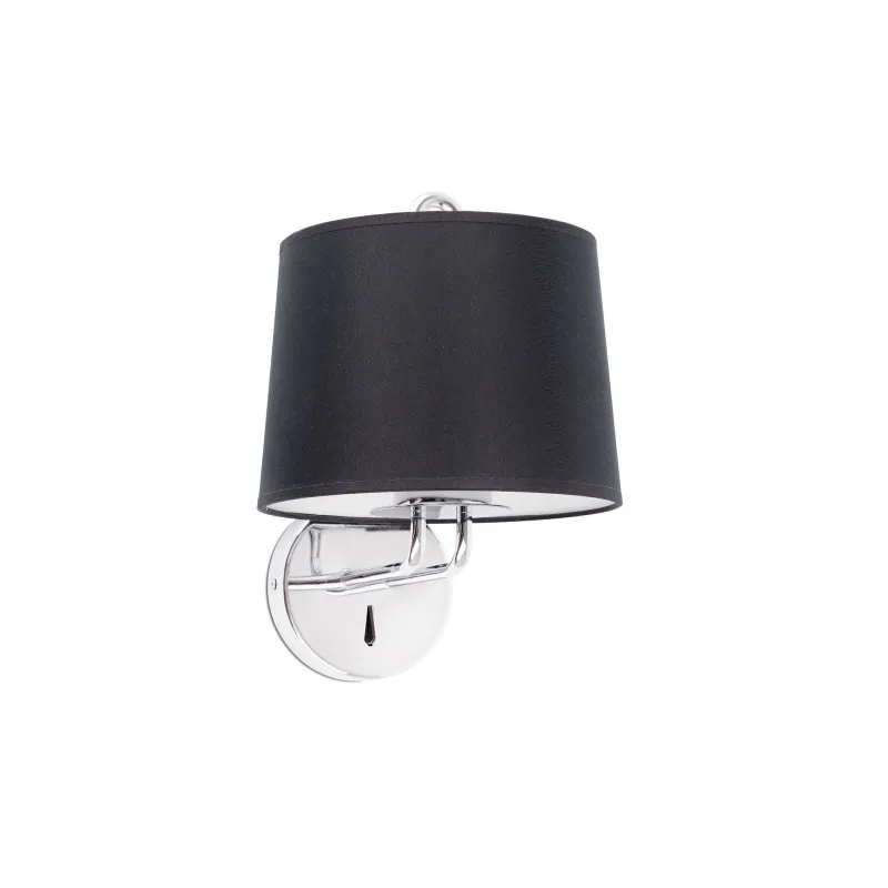 MONTREAL Lampe applique chrome/noire