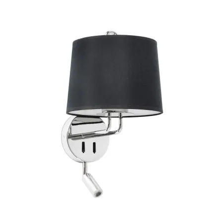 MONTREAL Lampe applique avec lecteur chrome/noire