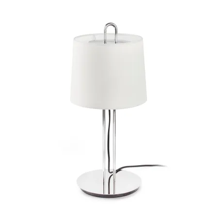 MONTREAL Lampe de table chrome/blanc