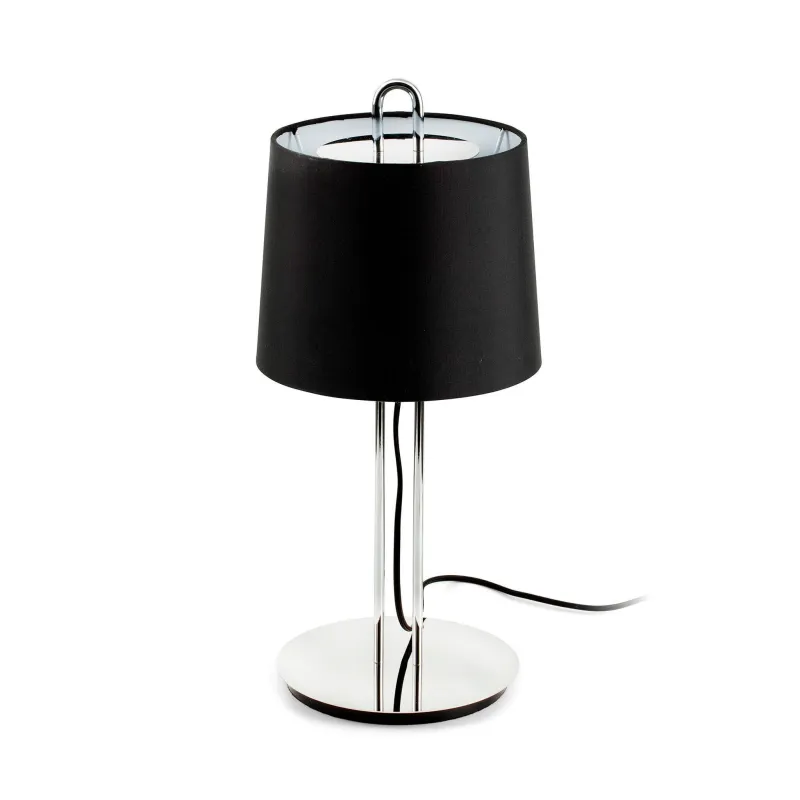 MONTREAL Lampe de table chrome/noire