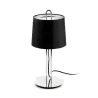 MONTREAL Lampe de table chrome/noire