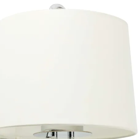 MONTREAL Lampedaire chrome/blanc