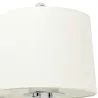 MONTREAL Lampedaire chrome/blanc
