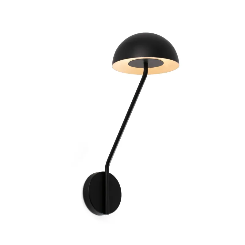 PURE Lampe applique noire et blanc cassé