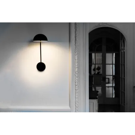 PURE Lampe applique noire et blanc cassé