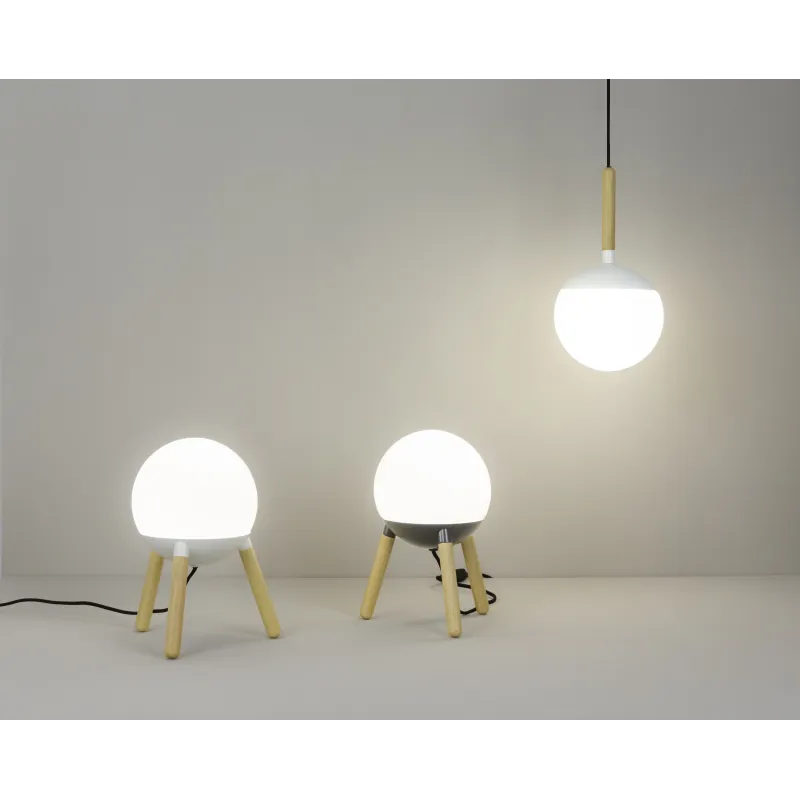 MINE GLASS Lampe suspension blanche