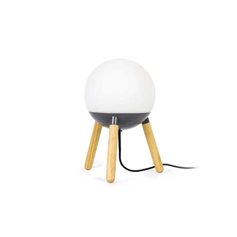 MINE GLASS Lampe de table grise