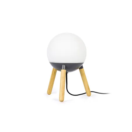 MINE GLASS Lampe de table grise