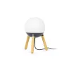 MINE GLASS Lampe de table grise