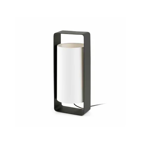 LULA M Lampe de table blanche et noir