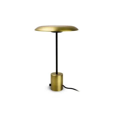 HOSHI Lampe de table or satiné et noire