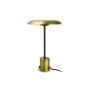 HOSHI Lampe de table or satiné et noire
