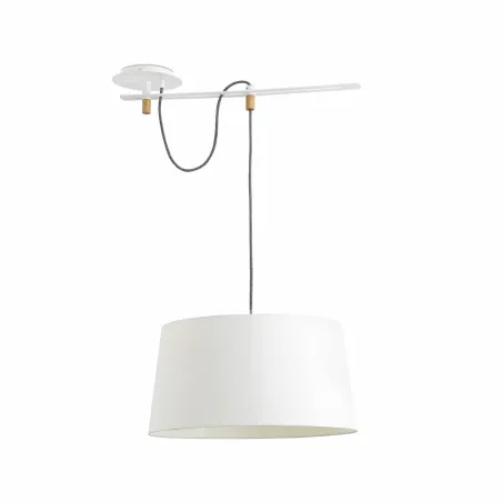 FUSTA Lampe suspension blanche