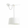 FUSTA Lampe suspension blanche