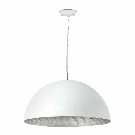 MAGMA Lampe suspension blanche et argent