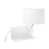 HANDY Lampe applique blanche avec lecteur LED droite
