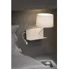 HANDY Lampe applique blanche avec lecteur LED droite