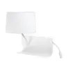 HANDY Lampe applique blanche avec lecteur LED gauche