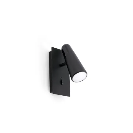 LAO Lampe applique noir 1L