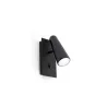 LAO Lampe applique noir 1L