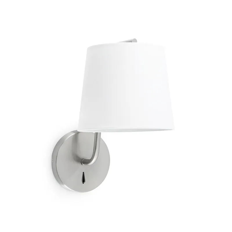 BERNI Lampe applique nickel satiné