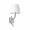 ESSENTIAL Lampe applique nickel mat avec lecteur LED