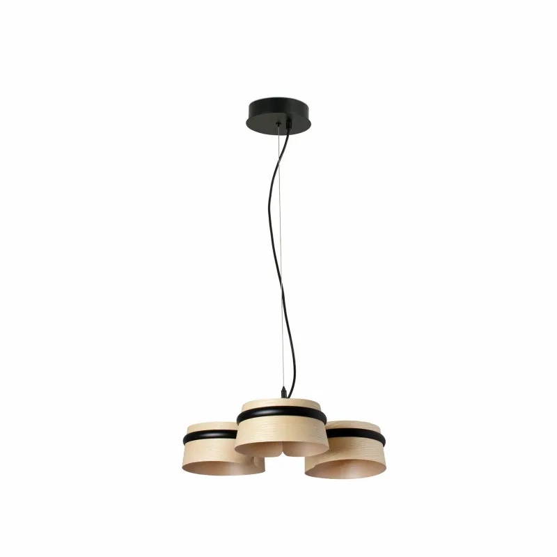 LOOP Lampe suspension frêne