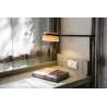 LOOP Lampe de table noire avec pince