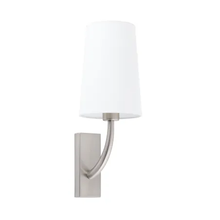 REM Lampe applique nickel mat/blanc