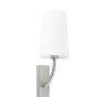 REM Lampe applique nickel mat/blanc