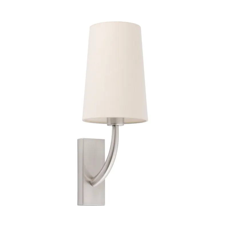 REM Lampe applique nickel mat/beig