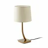 REM Lampe de table bronze/beige