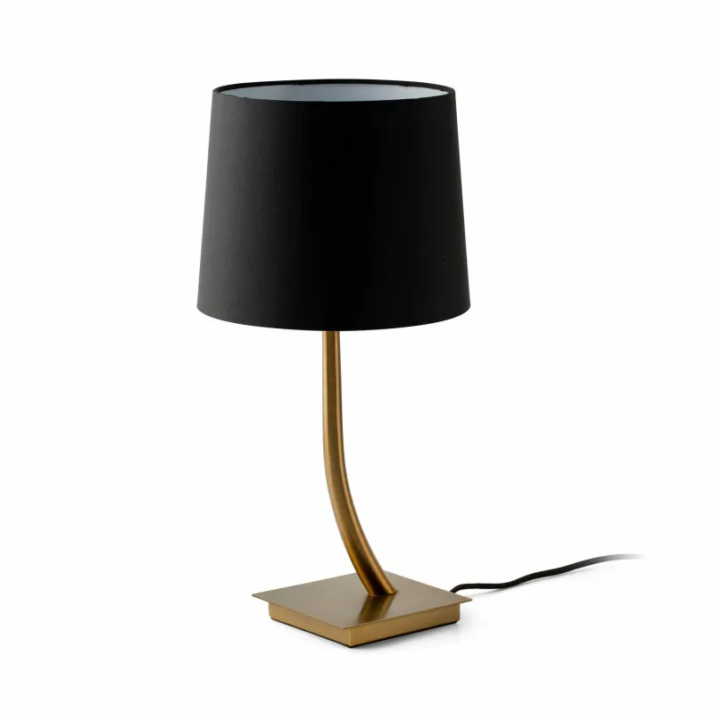 REM Lampe de table bronze/noire
