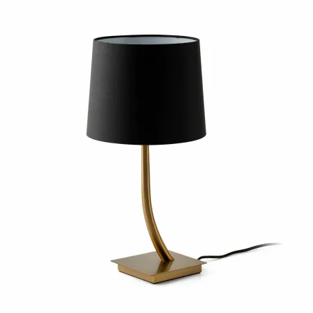 REM Lampe de table bronze/noire
