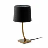REM Lampe de table bronze/noire