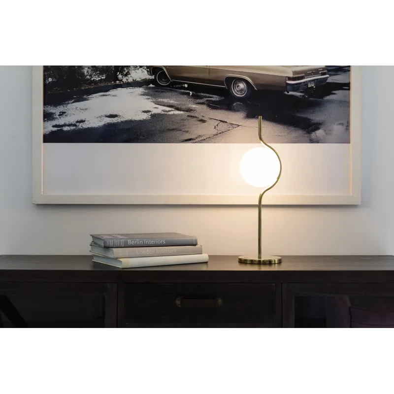 LE VITA Lampe de table dimmable or