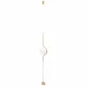 LE VITA Lampe suspension/lampadaire or