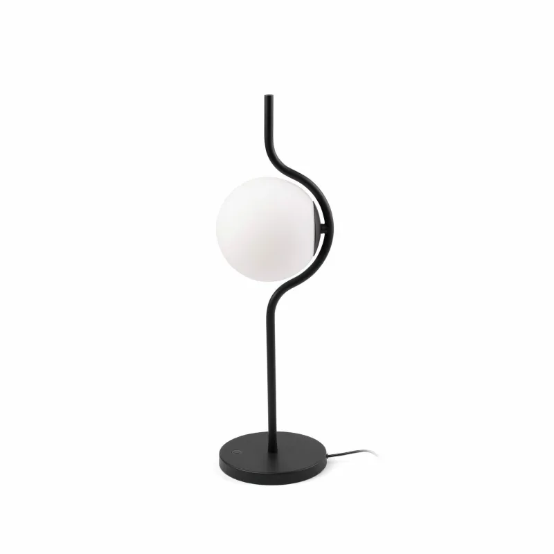 LE VITA Lampe de table dimmable noir