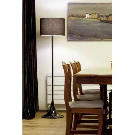 BLACK Lampadaire noir