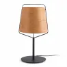 STOOD Lampe table moire et bois