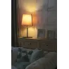 STOOD Lampe table moire et bois